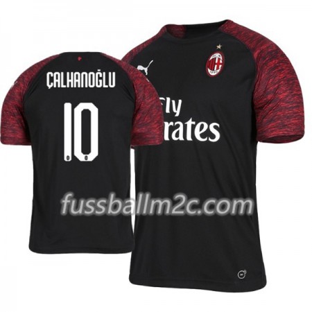 Fußballtrikots AC Mailand Hakan Calhanoglu 10 Ausweich Trikotsatz 2018-2019 Fußballtrikots AC Mailand Hakan Calhanoglu 10 Ausweich Trikotsatz 2018-2019